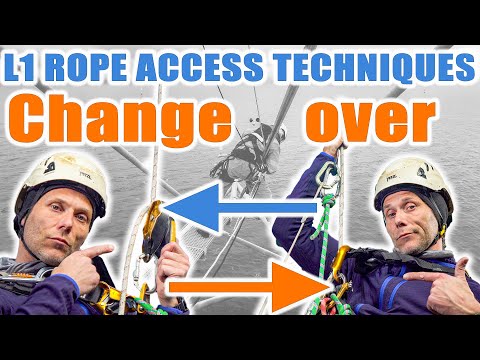 How to Changeover from Ascend to Descend and vice versa - IRATA level 1 Exercise