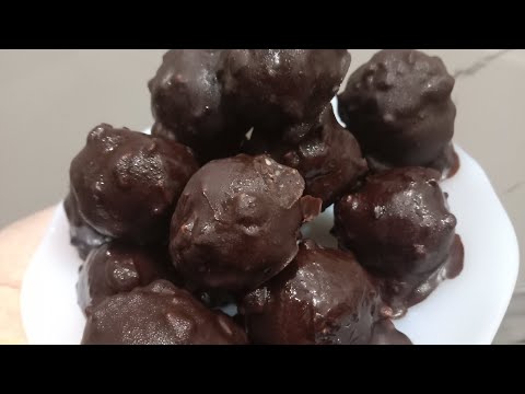 How to make chocolate ball/chocolate ball recipe by home cook zuni