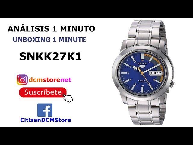 ساعة سيكو 5 أوتوماتيكية رجالية - SNKK27