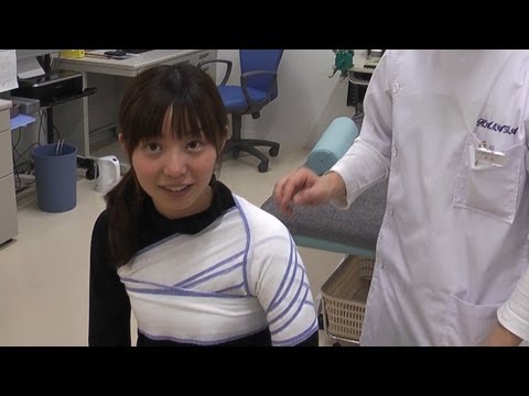 肩関節の包帯(上行麦穂帯)