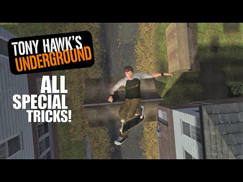 Tony Hawk’s Underground: ALL SPECIAL TRICKS!