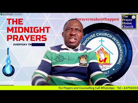 The Midnight Prayers - Pastor Dotun Salako (Tue 23rd Aug 2022)