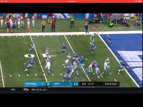 Christian McCaffrey’s 6-Yard Touchdown on Shovel Pass | Panthers vs Lions Week 5