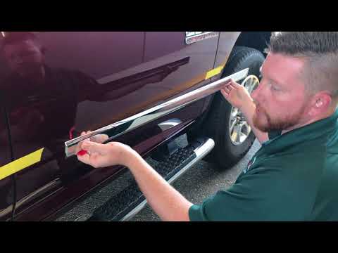 Mopar Dodge Ram Crew or Quad Cab Side Molding Installation Quick & Easy