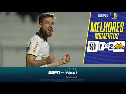 Gols e melhores lances de Ponte Preta x Criciúma