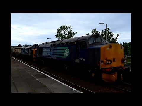 #266: [6K41] DRS Class 37608 & 37423 pass Colwyn Bay (28/05/14)
