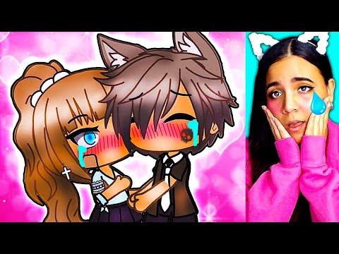 A HUMAN IN AN ALL ALPHA SCHOOL 2 🐺💔 Gacha Life Mini Movie Sad Love Story Reaction