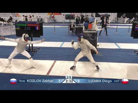 2021 232 Junior T08 03 M F Team Cairo EGY WCH GREEN RUSSIA RUS   vs CHILE CHI