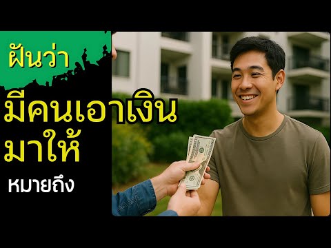 Dream interpretation - Dreaming of someone giving you money [with lucky numbers]