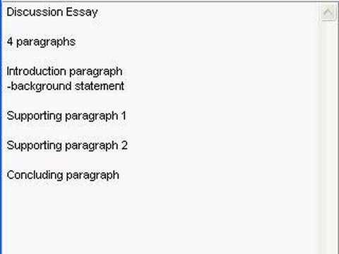 IELTS How to write a discussion essay outline (part 1 of 2)