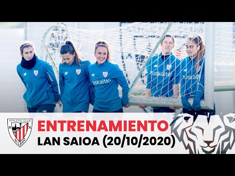 Entrenamiento Athletic Club femenino - Lan saioa (20/10/2020)