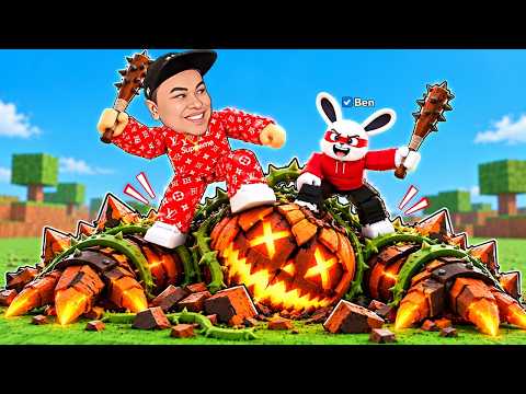 Жұмыртқа ойында Асқабақ монстрды жеңдік | Укради яйцо роблокста!