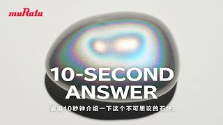 10-SECOND ANSWER　请用10秒钟介绍一下这个不可思议的石块。
