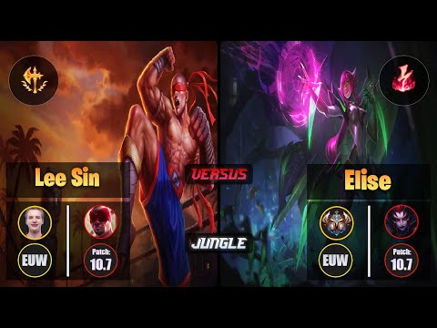 Jankos LEE SIN (Jungle) [Conqueror] VS ELISE - Challenger EUW Patch 10.7