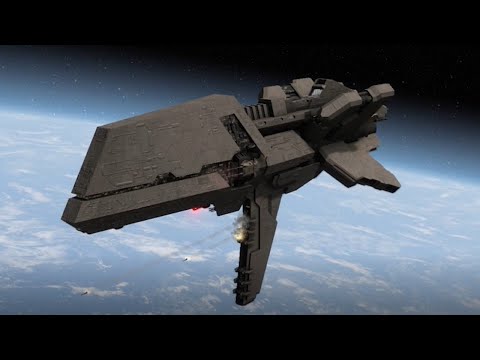 Kandosii Dreadnaught vs Victory-class Star Destroyer - Star Wars: Empire At War Remake NPC Battle