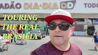 We Are In Brazil! Touring The Real Brazilia! Grocery, Food Options And Culture!