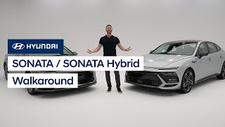 Hyundai Walkaround | Refreshed 2024 SONATA and SONATA Hybrid