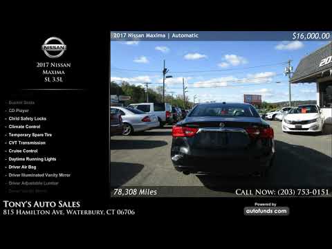 2017 Nissan Maxima (CC-1294508) for sale in Waterbury, Connecticut