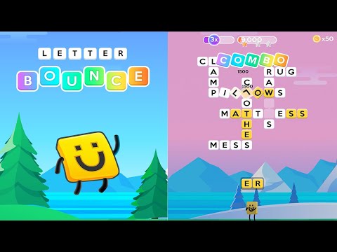 Letter Bounce - Word Puzzles Video