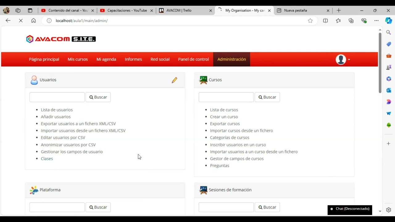 3.5 Crear una clase e inscribir estudiantes a todos los cursos creados