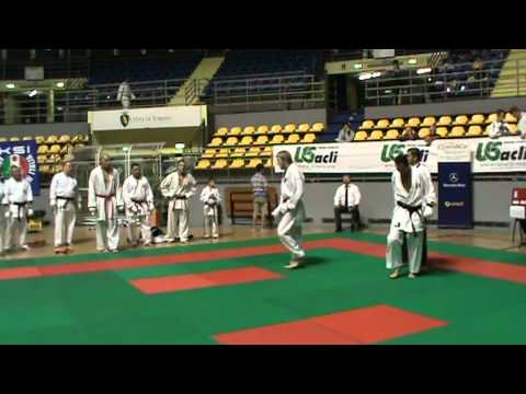 JKS European karate Championships 2012. Team kumite RUS vs ITA
