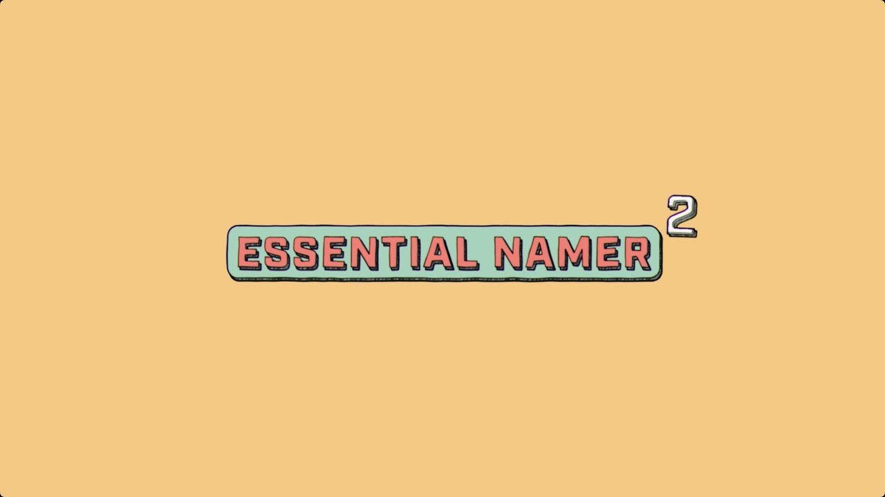 Essential Namer 2 v2.0[Aescripts][WIN][MAC]