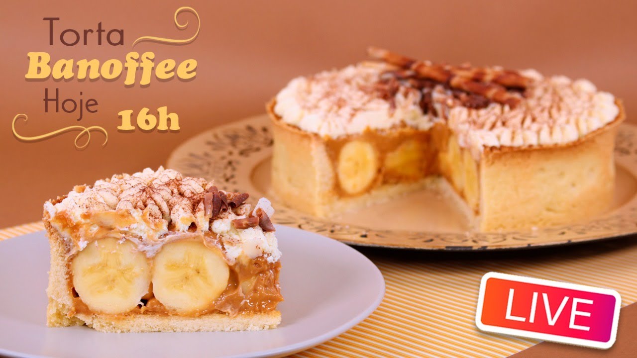 🔴 Live - Torta Banoffee - Chef Silvia Nicolau