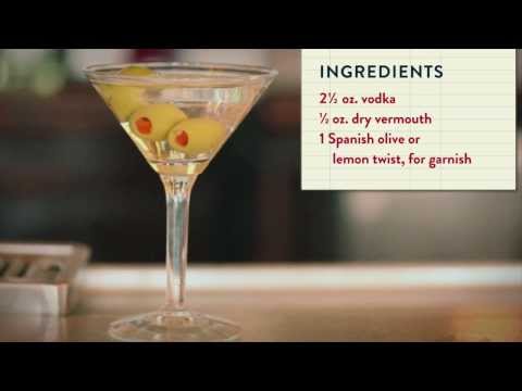 Classic Vodka Martini - Schiller's Liquor Bar Cocktail Collection