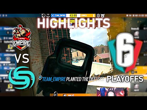 LAST HOPE FOR EU! Empire vs Soniqs - HIGHLIGHTS - Playoffs - Six Invitational 2022 - R6 Esport