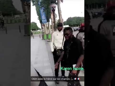 Dj Arafat et NaZa sur les Champs Élysées