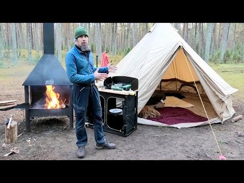 Mein neues Zuhause im Wald. Das Stoffzelt von KingCamp - Kahn C400