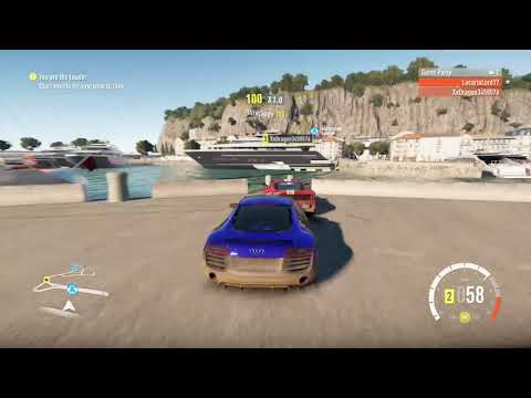 Forza Horizon 2 | Crash Glitch with XxDragon345 [AUDI R8]