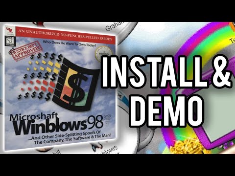Microshaft Winblows 98 -  A Parody of Windows (Installation & Demo)