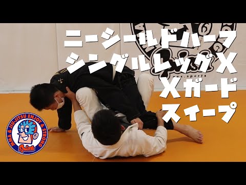 ニーシールドハーフ　ワンレッグＸ　Ｘガード　スイープ