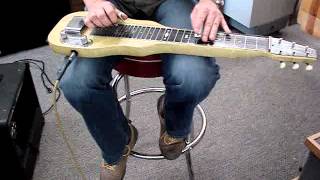 Video thumbnail for Vintage Fender Champ Lap Steel Gravity Music Gear Demo! by GravityMusicGearCO