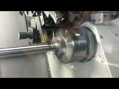 Lathe Machine operation with a sub spindle
