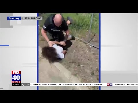 Teen speaks out after video shows him pinned, punched by California police officer