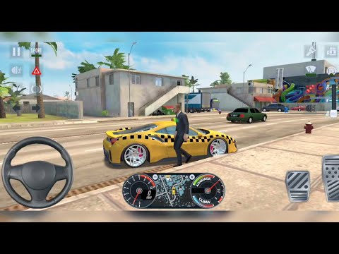 CRAZY SPEED FERRARI TAXI BRUTAL DRIVER 🧔🚷🚦 TAXI SIM 2020 - Best Android ios car game 2021