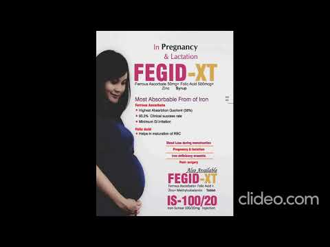 Ferrous ascorbate 50 mg + folic acid 500 mcg + zinc, packagi...