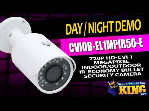 Day / Night IR Demo - 720p HD-CVI Indoor/Outdoor IR Economy Bullet Camera - CVIOB-EL1MPIR50-E