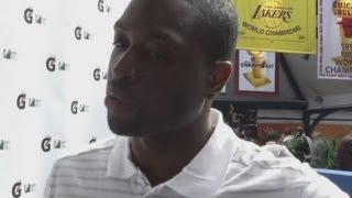 Dwyane Wade defends Team USA basketball and LeBron James at 2012 Olympics