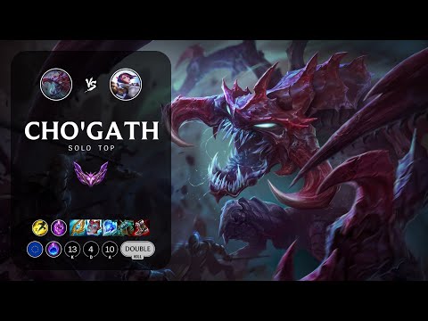 Cho'Gath Top vs Fiora - EUW Master Patch 14.2