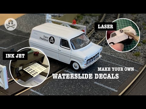 Erstellen Sie Ihre eigenen Wasserschiebebilder – Tintenstrahl- und Laserdruck-Modelltransfers