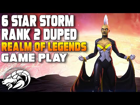 Rank 2 Storm 6 Star Damage | Realm of Legends | Marvel Contest of Champions