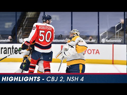 GAME HIGHLIGHTS: CBJ vs. NSH (2/20/21)