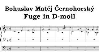 Černohorský - Fuge D-moll / D Minor - Engler organ, Krzeszów, Hauptwerk