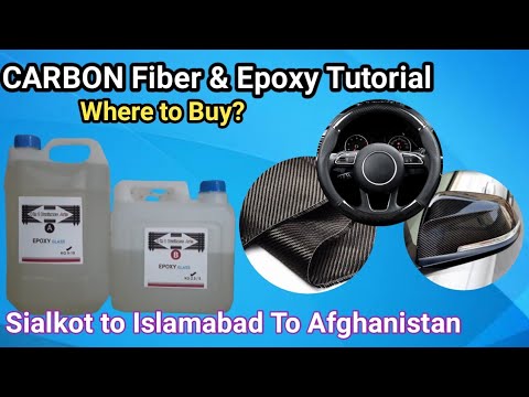 Carbon fiber And Epoxy Tutorial / Where to Buy Carbon fiber / Epoxy Glass / 4 in 1 Business Arts