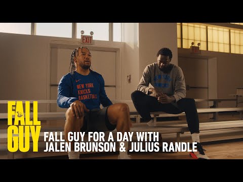 Fall Guy for a Day with Jalen Brunson and Julius Randle