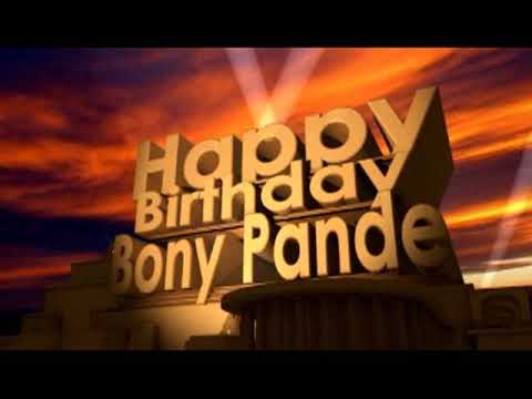 Happy Birthday Bony Pande