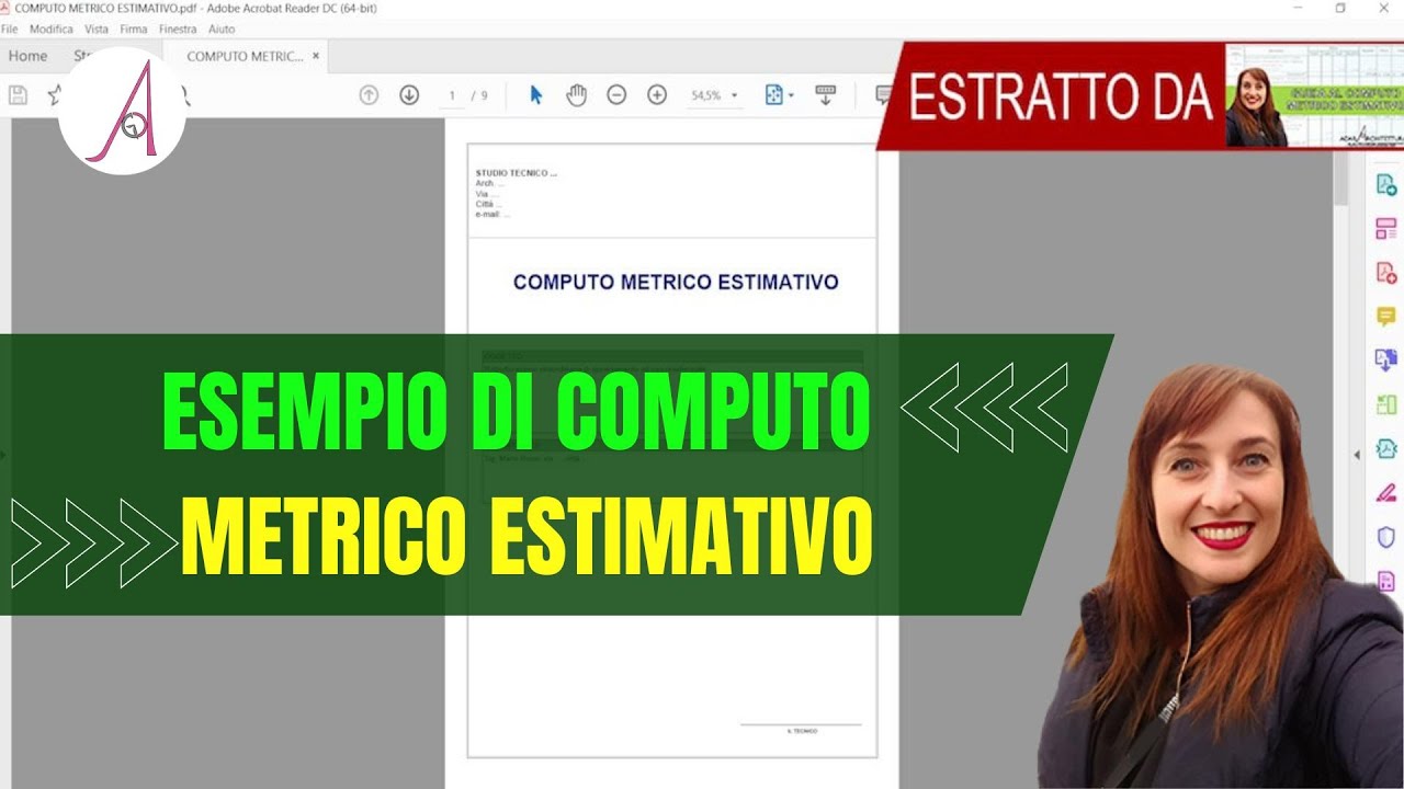 Esempio di computo metrico estimativo